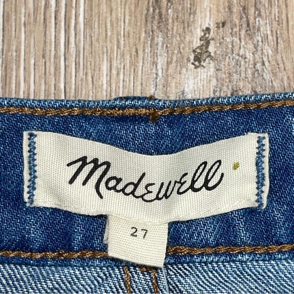 Madewell Women’s 27 Rigid Denim A-Line Mini Skirt in Keene Wash Cutout Edition - Picture 4 of 14